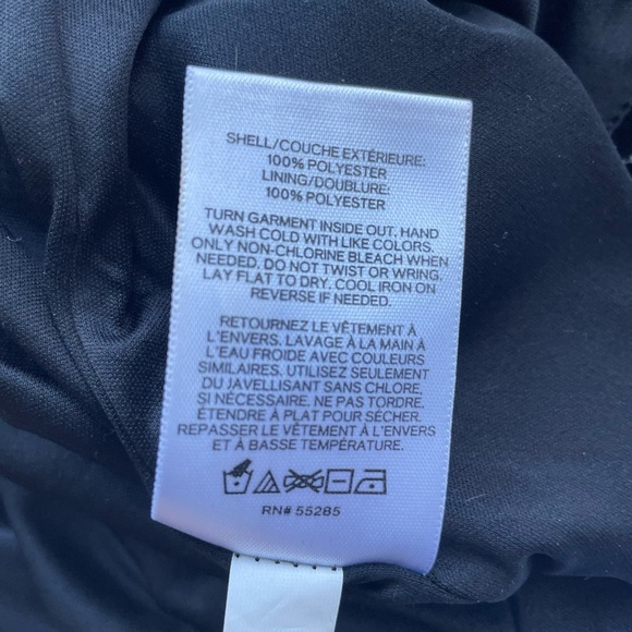 Express Black Velvet Slip Mini Dress Size XS - Picture 6 of 9